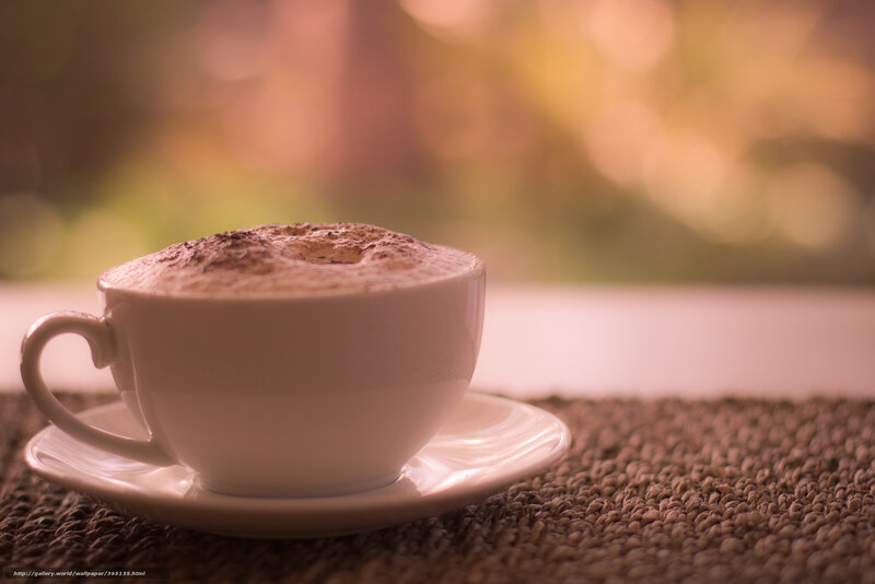 Coffee Cup with Foam — White, Calm, Afternoon