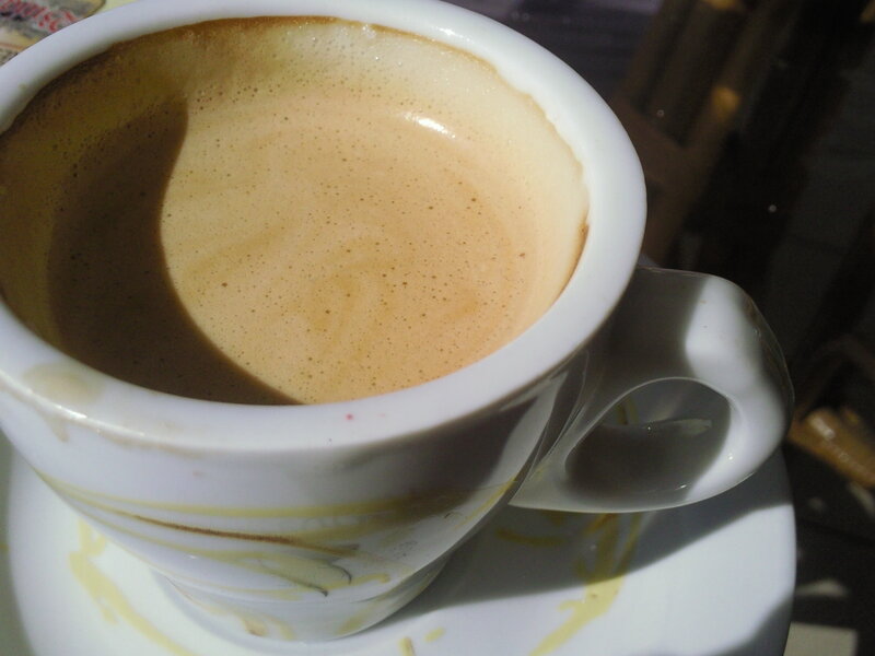 Coffee Cup with Foam — White, Calm, Morning, Photograph