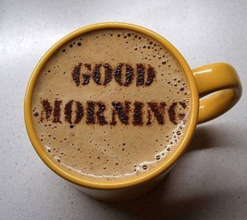 Coffee Cup with Foam — Yellow