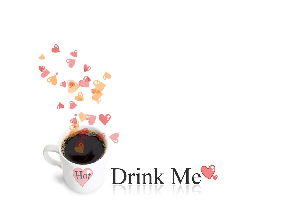 coffee cup with hearts