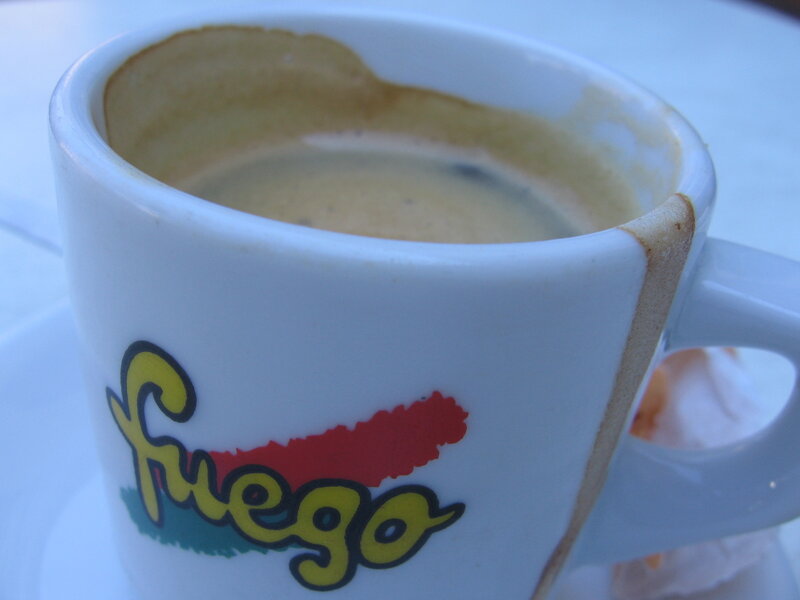 coffee cup with logo