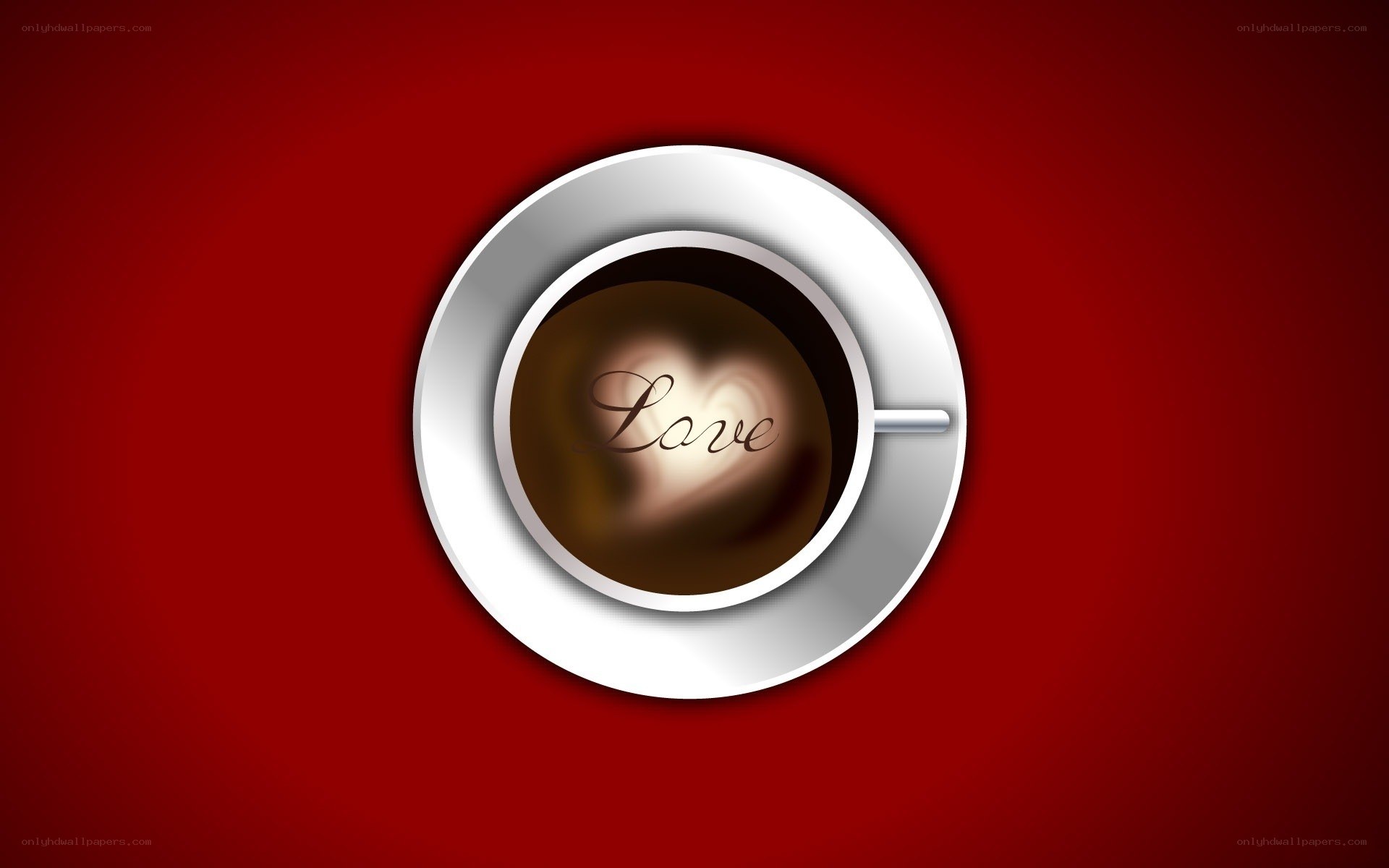 coffee cup with love heart