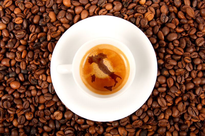 Coffee Cup with Map