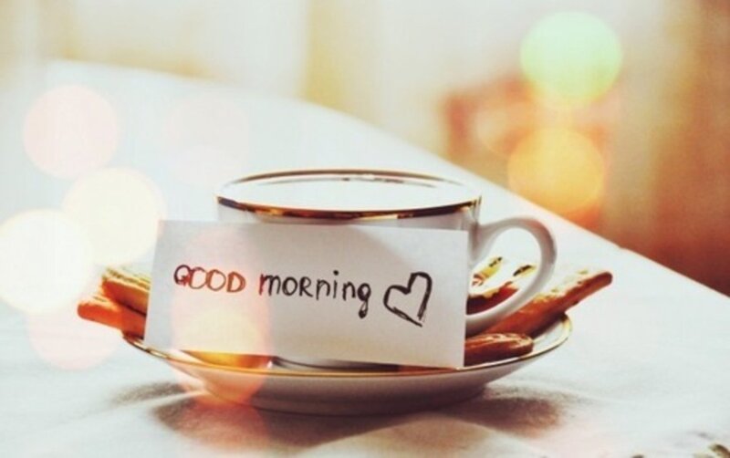 Coffee Cup with Note