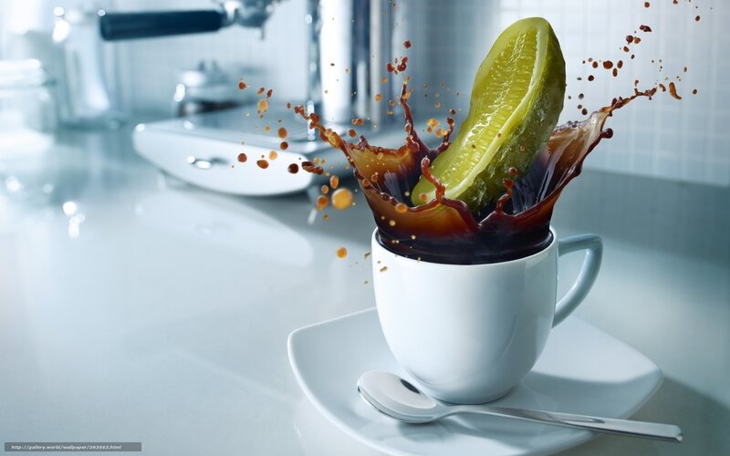 Coffee Cup with Pickle