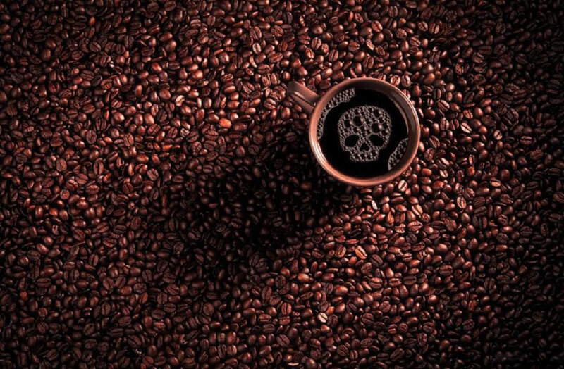 Coffee Cup with Skull