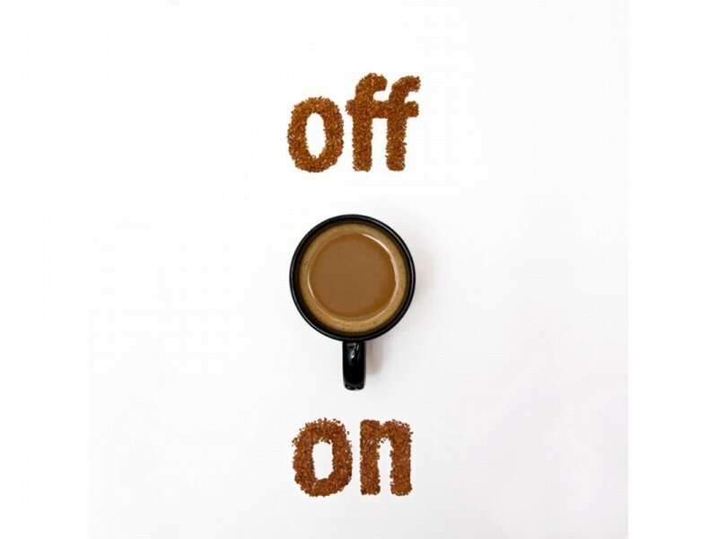 Coffee Cup with Sugar Letters