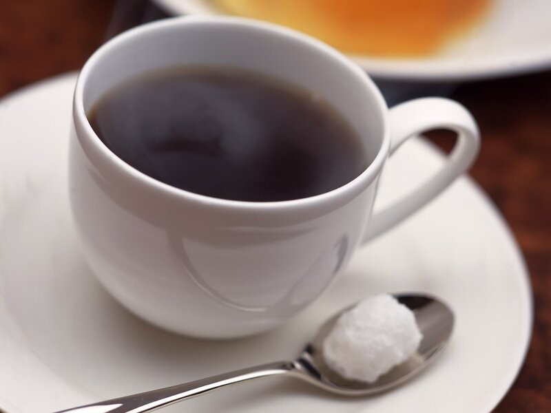 coffee cup with sugar