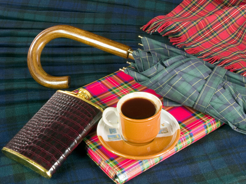 Coffee Cup with Umbrella