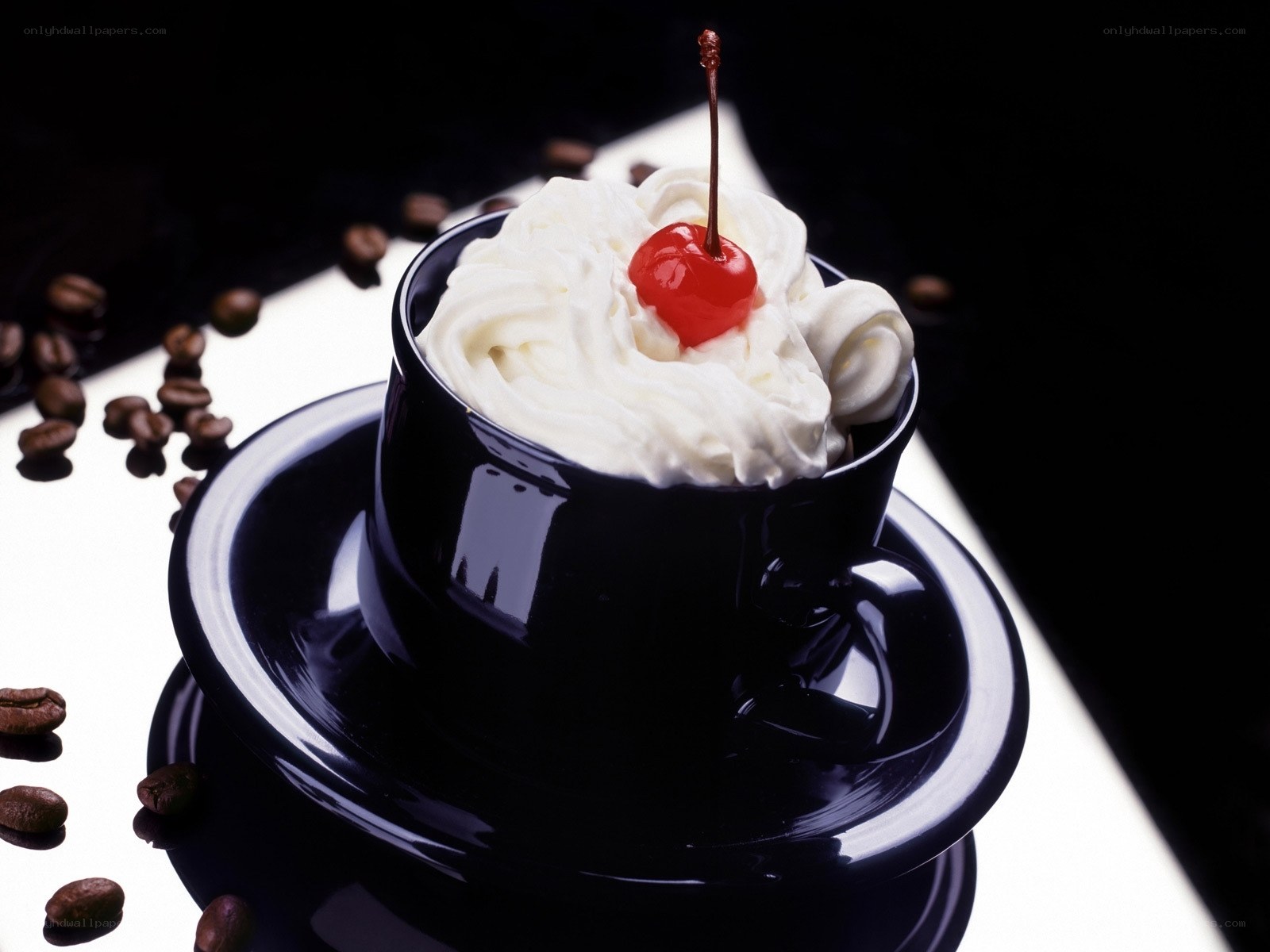 coffee cup with whipped cream