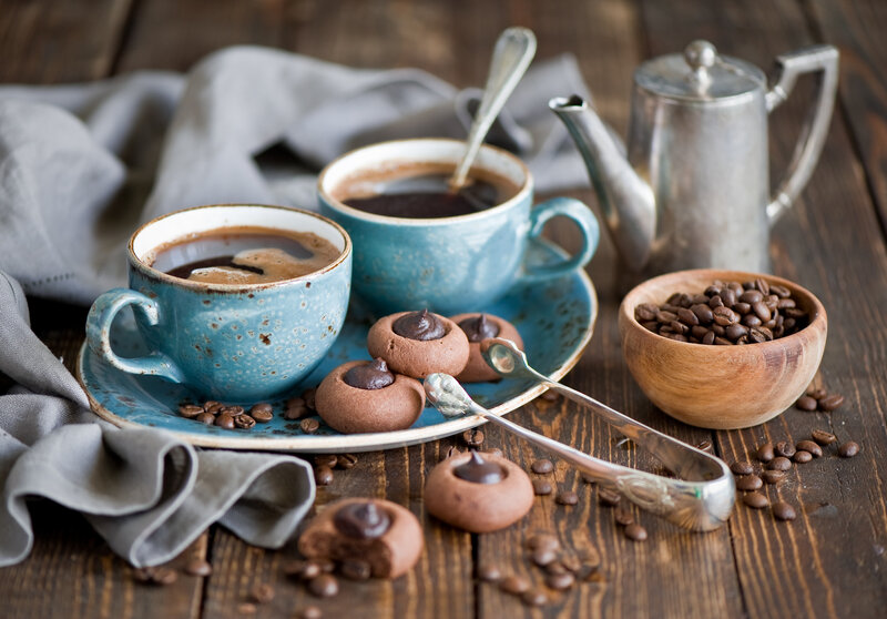 Coffee Cups and Cookies