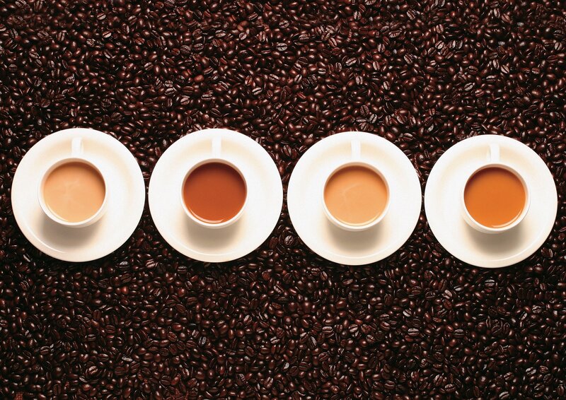 Coffee Cups on Beans