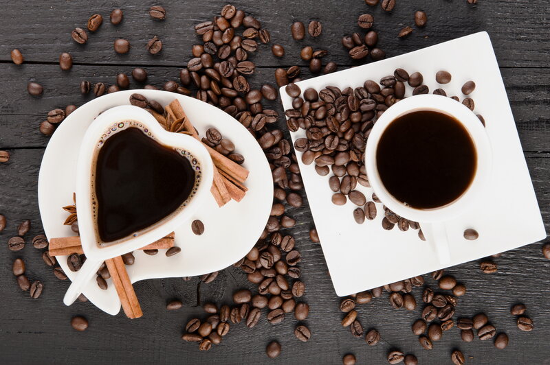 Coffee Cups on Wood