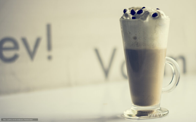 coffee drink with whipped cream