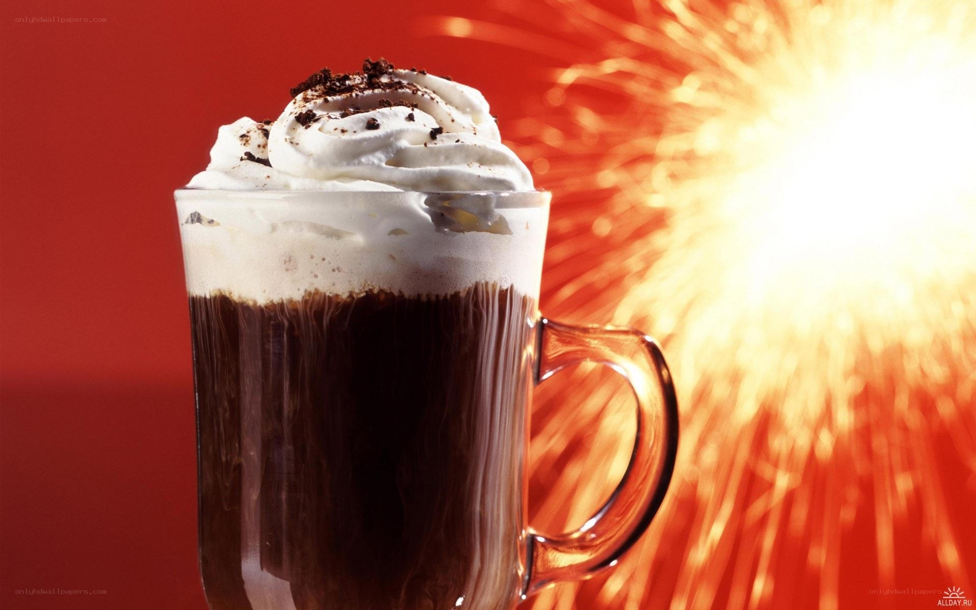 coffee drink with whipped cream