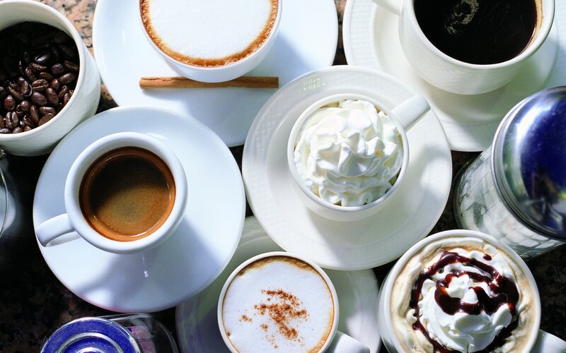 Coffee Drinks and Beans