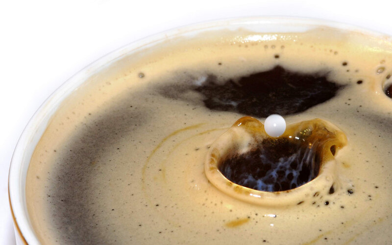 coffee drop splash