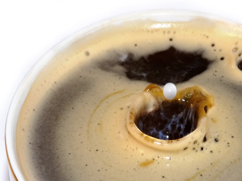 coffee drop splash