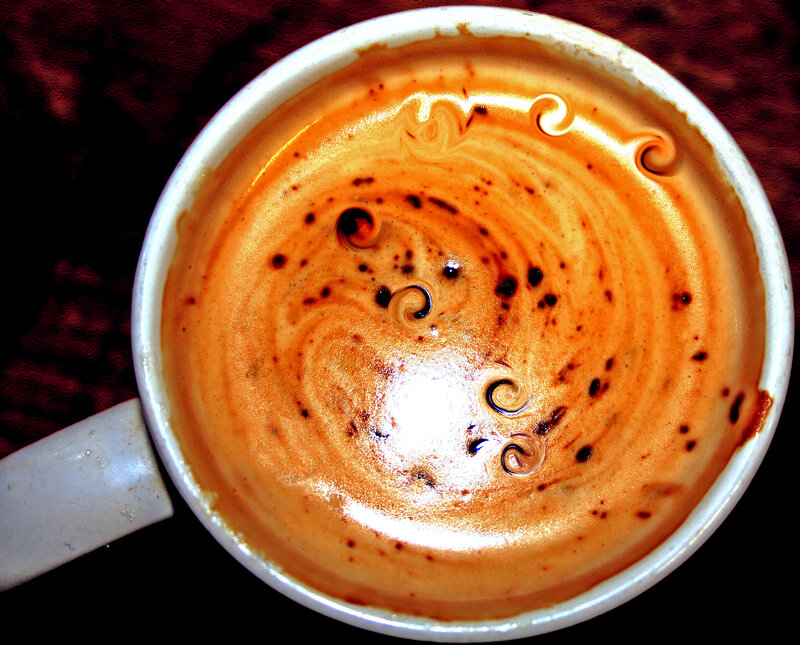 Coffee Foam Swirls