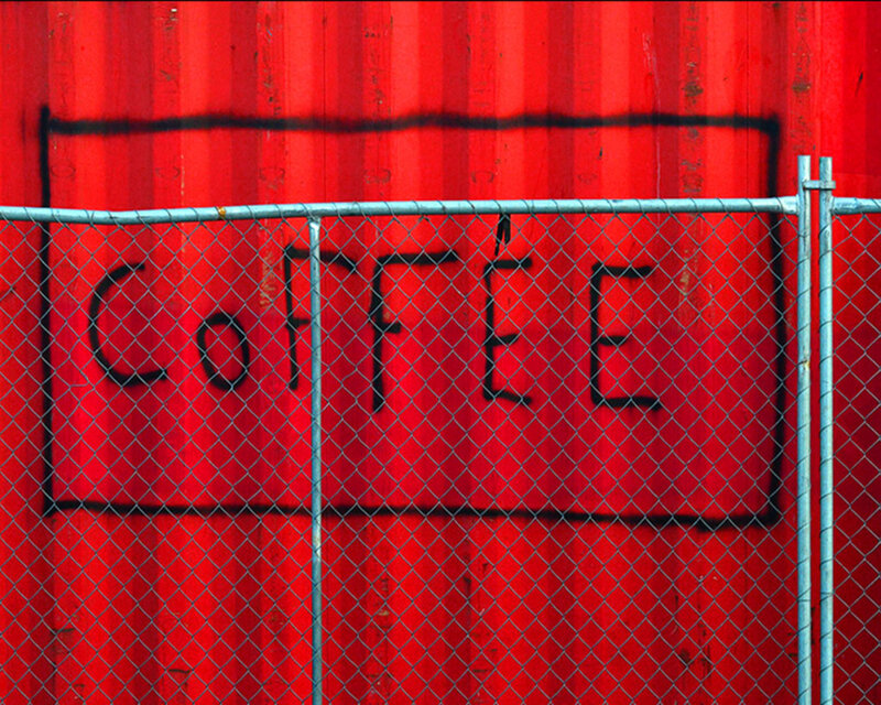 Coffee Graffiti on Container