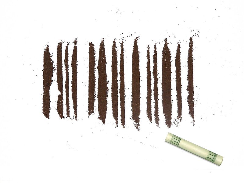 coffee grounds barcode
