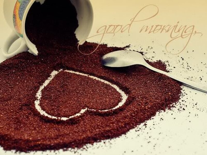Coffee Grounds Heart