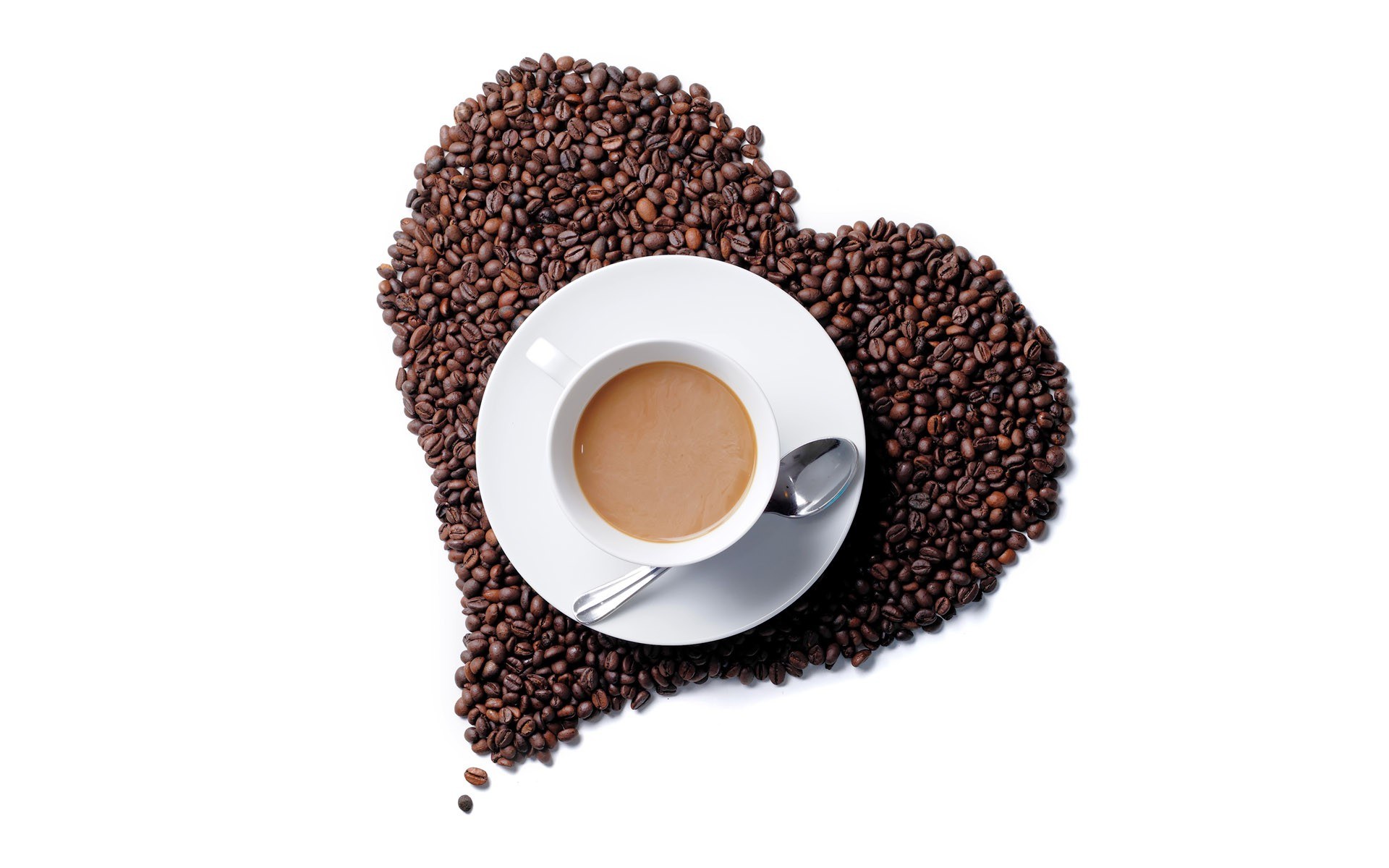 coffee heart arrangement