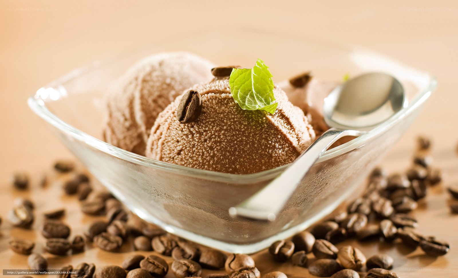 coffee ice cream dessert