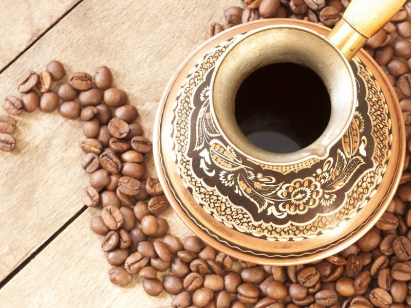 Coffee in a Cezve — Brown