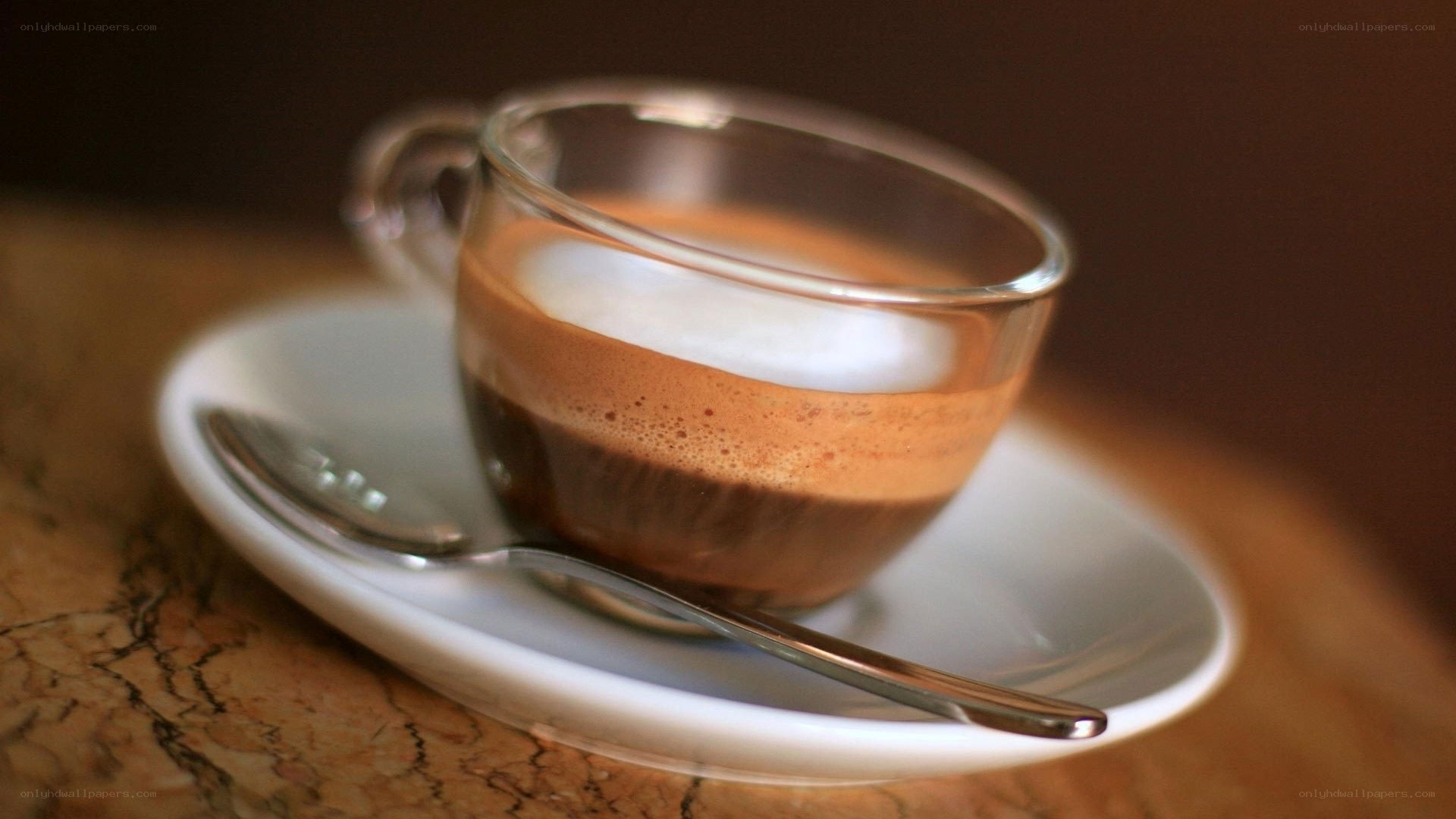 coffee in a glass cup