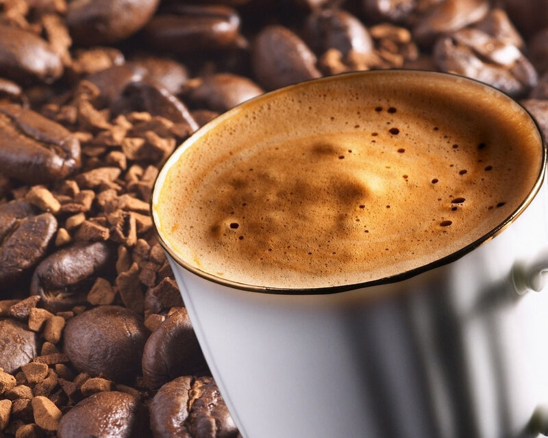 Coffee in a White Cup