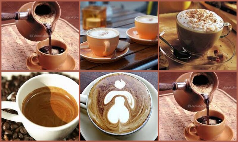 Coffee in Various Cups