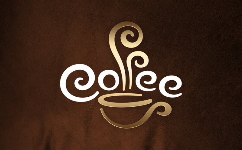 Coffee Logo Design — Brown