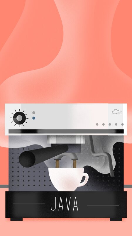 Coffee Machine with Cup