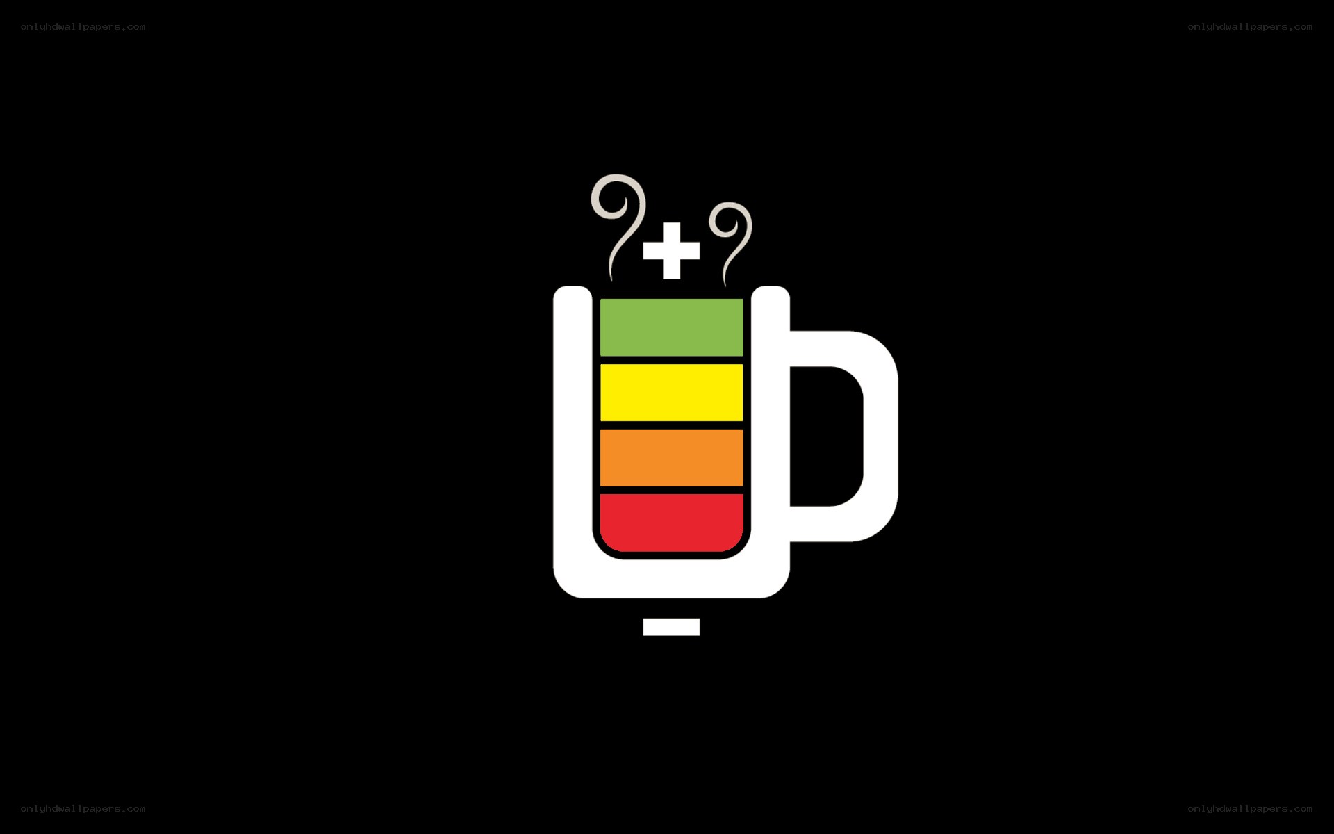 coffee mug battery icon