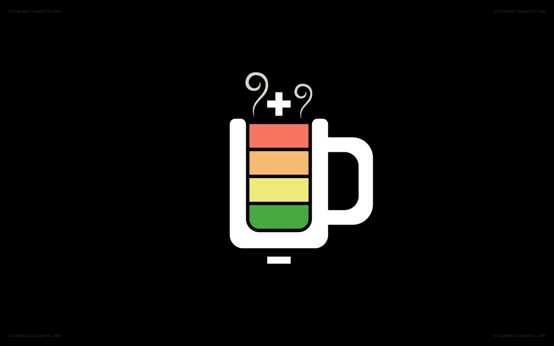 coffee mug battery icon