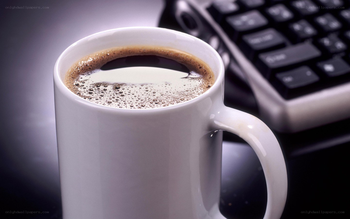 coffee mug on desk