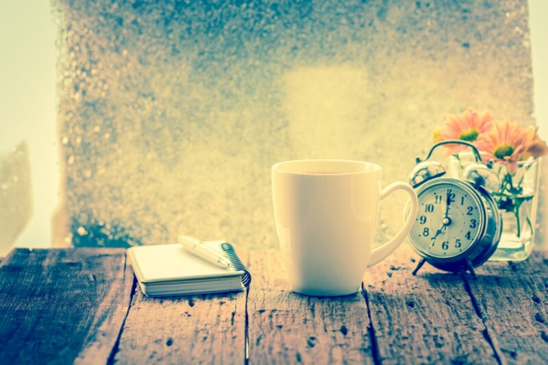 Coffee Mug on Wood