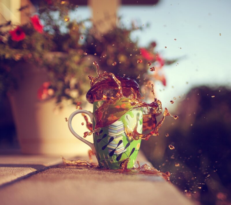 Coffee Mug Splash — Green