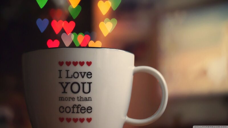 coffee mug with love message