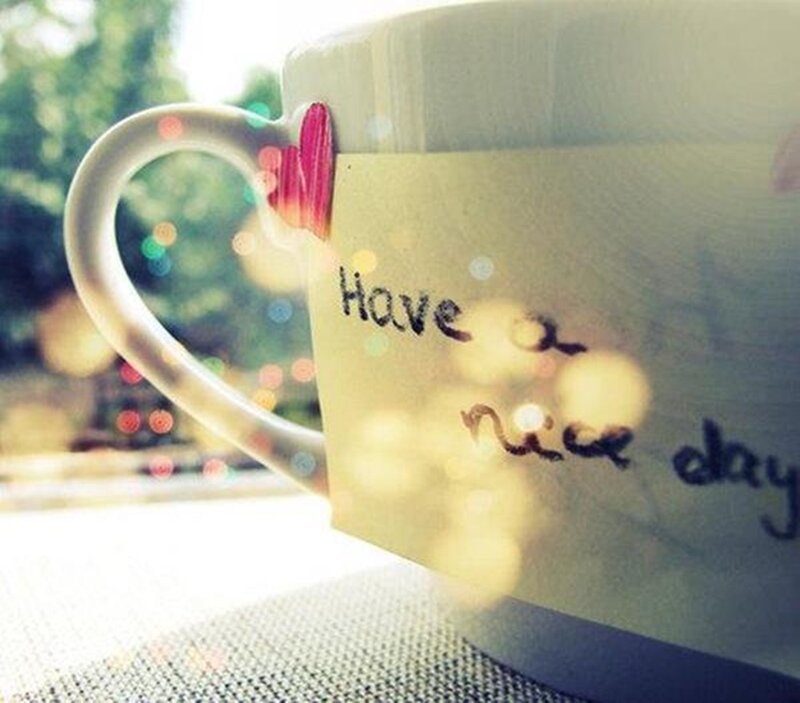 Coffee Mug with Note