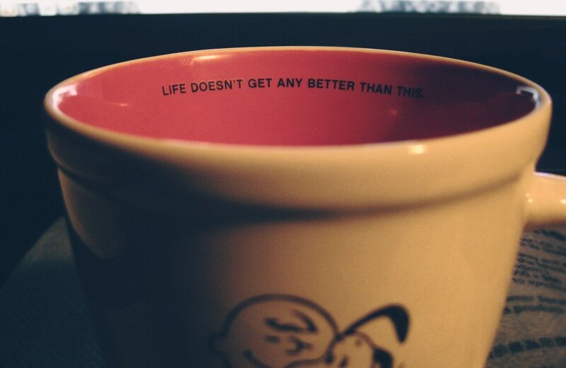 coffee mug with quote
