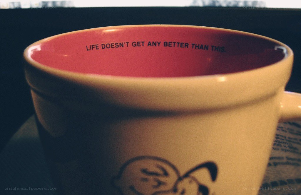 coffee mug with quote