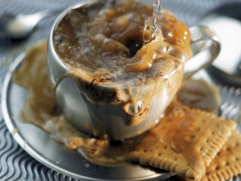 coffee overflowing cup