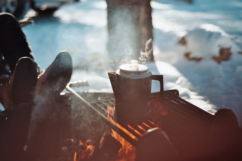 Coffee Pot on Fire