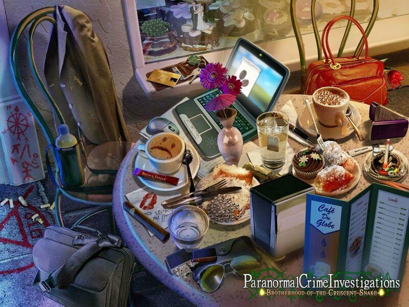 Coffee Shop Table Clutter