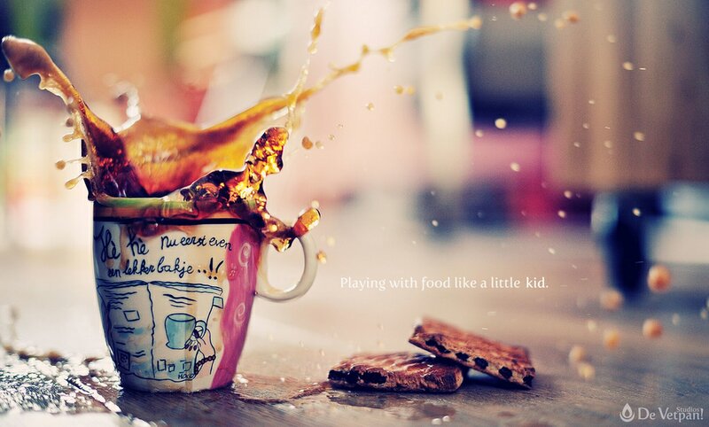 Coffee Splashing from Cup