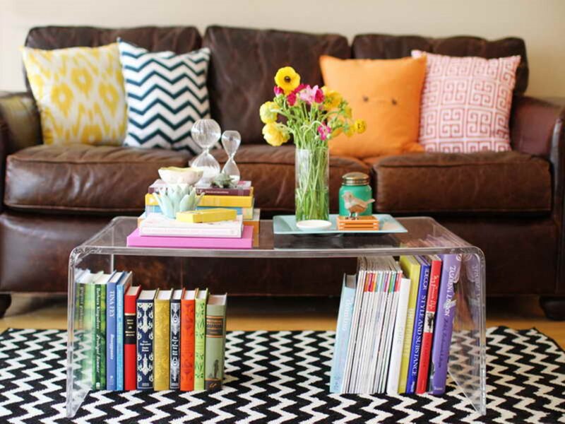 Coffee Table with Books