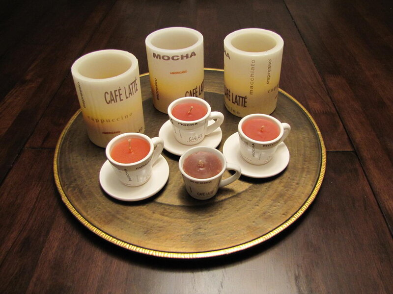 Coffee-themed Candles