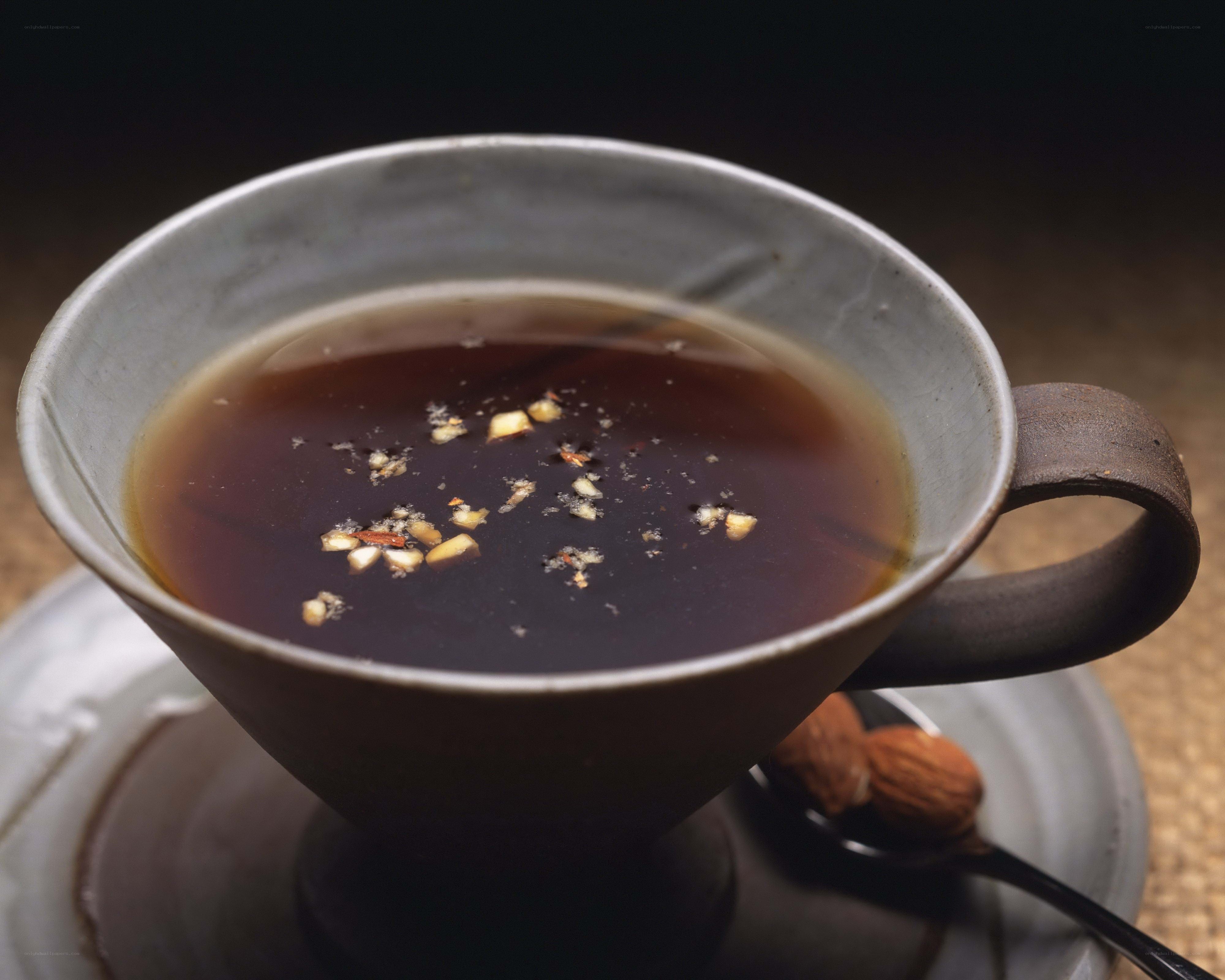 coffee with almonds